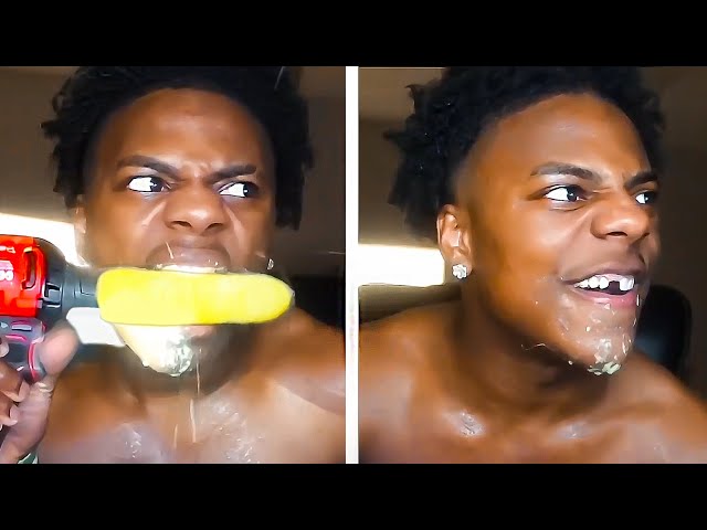 iShowSpeed Tries The CORN ON DRILL CHALLENGE.. 😂
