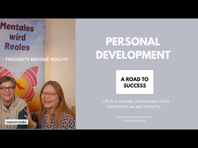 21 melvin:talks Personal Development - Road to Success