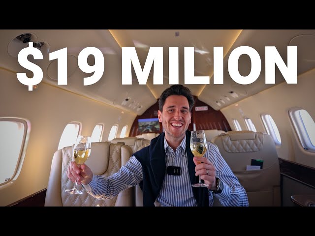 Our first PRIVATE JET flight | Inside the Embraer Legacy 650E
