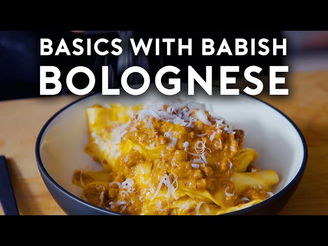 Bolognese | Basics with Babish