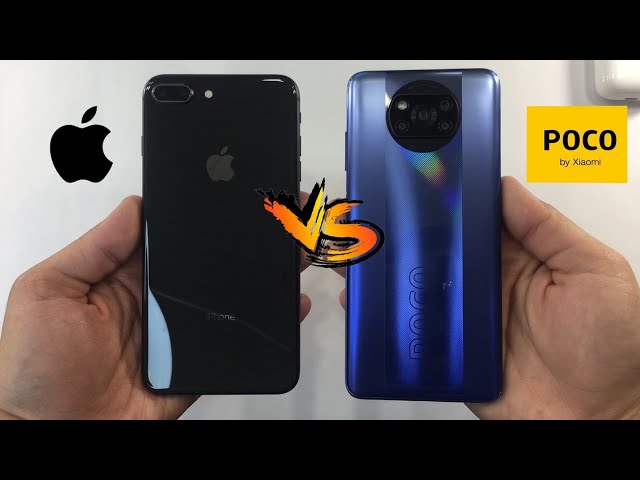 POCO X3 vs iPhone 8 Plus | SpeedTest, Camera Comparison
