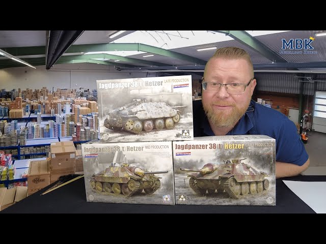 MBK unboxing #880 - 1:35 Jagdpanzer 38 "Hetzer" EARLY, MID, LATE - Limited Edition (Takom)