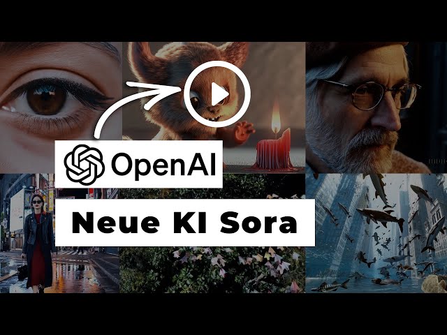 OpenAIs neue KI “Sora” schockt jeden! (Text-zu-Video)
