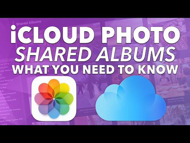 iCloud Photo SHARED ALBUMS - GET STARTED with sharing photos with ANYONE on ANY DEVICE!