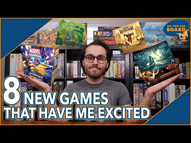 8 NEW GAMES I'm Excited About | Apr 2021 | Marvel Champions Thanos, Siege of Runedar (+ MORE!)