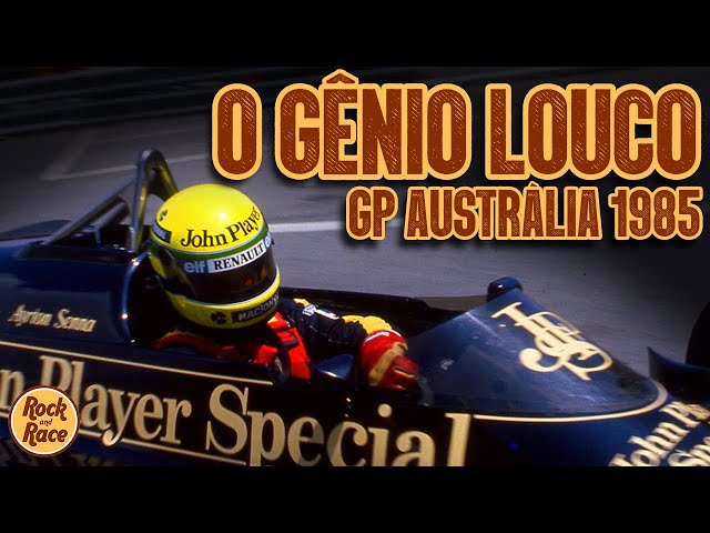 MISTO de GENIALIDADE com a MAIS PURA LOUCURA - Ayrton SENNA | GP da Austrália 1985