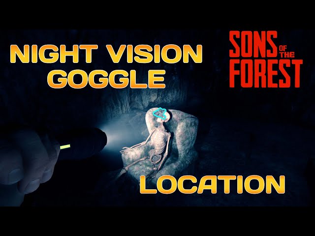 Sons of the Forest | How To Get The Night Vision Goggles | Night Vision Goggles Location