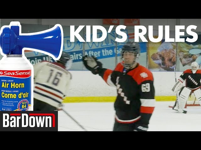 USING KID'S HOCKEY RULES IN ADULT LEAGUE