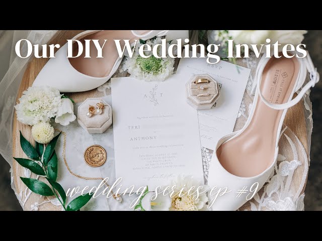 BUDGET DIY Wedding Invitations | Address Envelopes with a Printer + Print on Vellum | Wedding Series