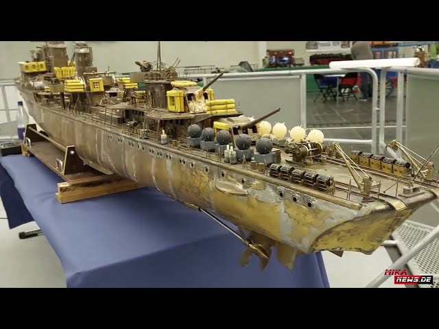 Zerstörer Z39 der Kriegsmarine im ROHBAU - Intermodellbau 2021