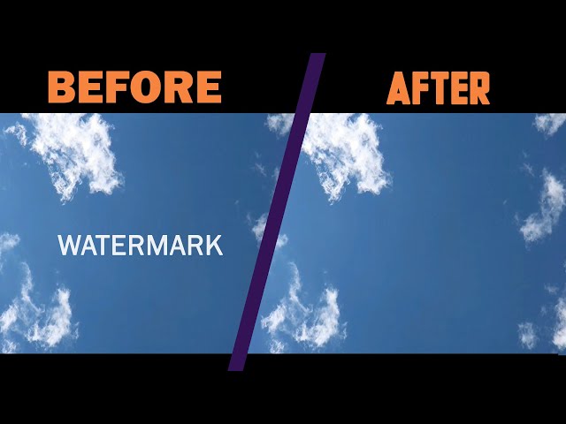 How to remove Watermark in your Videos