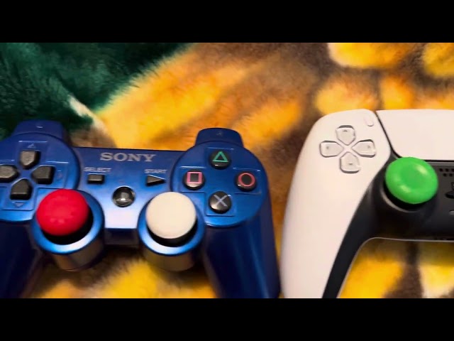 All my controllers with thumb grips