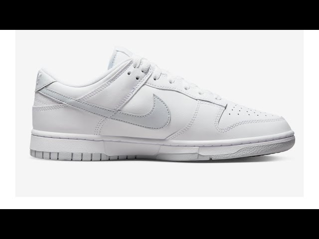 Photos of the Nike Dunk Low Pure Platinum Sneakers Colorway Retail Price $110 Sneakerhead News 2023