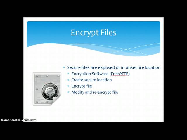 Slide5 - Encrypt Files