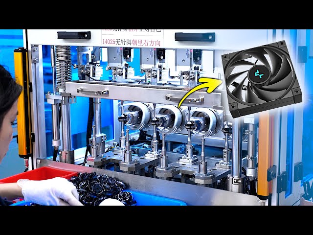 This Factory makes 50,000 Fans and Heatsinks per DAY - DeepCool Factory Tour