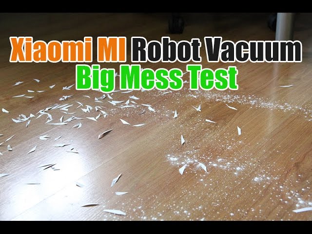 Xiaomi MI Robot Vacuum Big Mess Test (Testing How It Does Cleaning a BIG Mess)