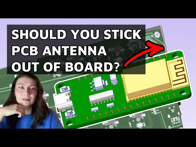 Don't place PCB antenna into middle of your board. Here is why .... | ESP32