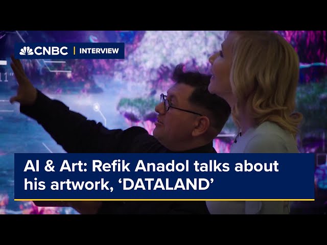 AI & Art – Refik Anadol talks about his artwork, ‘DATALAND’