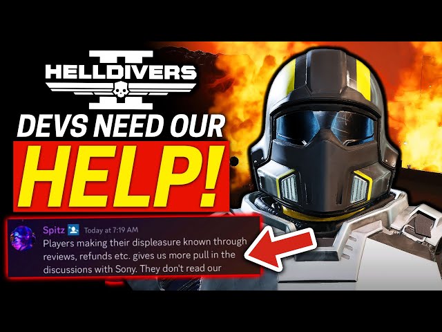 Helldivers 2 Want us to Leave NEGATIVE Reviews... PSN Situation