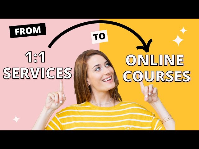How I Transitioned from 1:1 Services to Online Courses ↗️