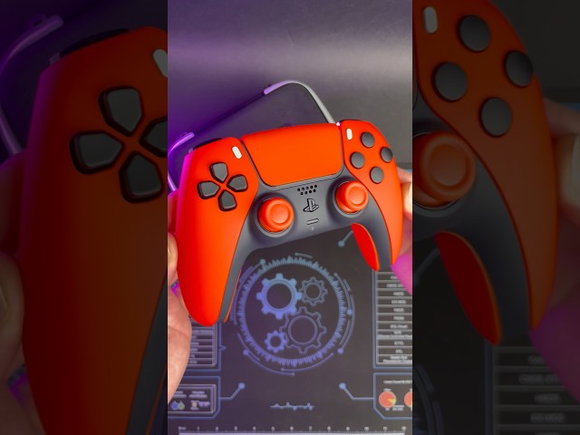 Orange & Black #ps5 custom #controller #gaming #console #customerorder #smallbusiness