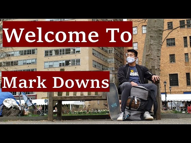 Welcome to Mark Downs!
