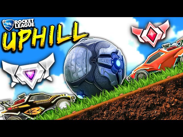 Rocket League, but the ENTIRE field is UPHILL