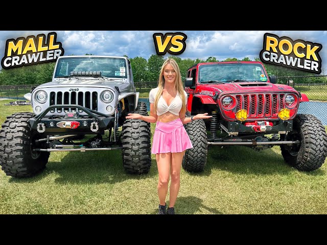 MALL CRAWLER vs ROCK CRAWLER - Jeep Comparison!