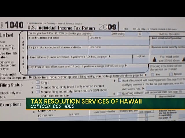 Tax Resolution Services of Hawaii: Your Solution to Tax Challenges