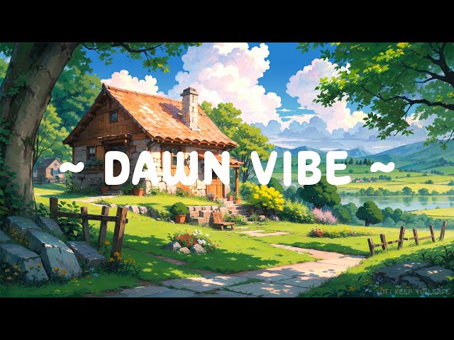 Dawn Vibe ⛅ Lofi Keep You Safe 🌳 Meditation in the Morning with Lofi Hip Hop ~ Lofi Music