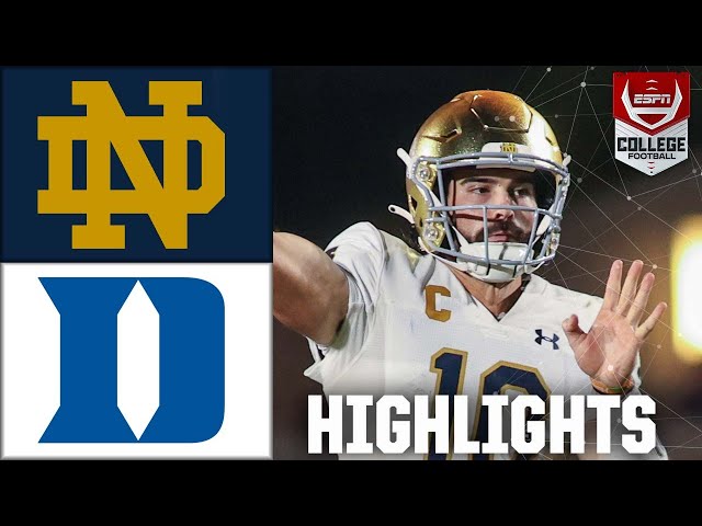Notre Dame Fighting Irish vs. Duke Blue Devils | Full Game Highlights
