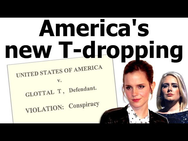 An American T-dropping conspiracy?!