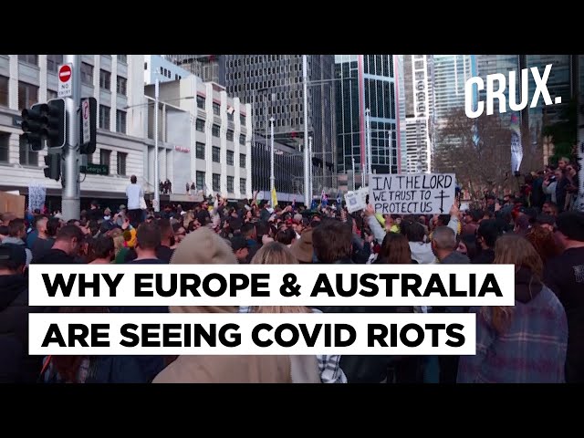 Violent Protests In France, Italy, Australia Against Covid Restrictions Despite Delta Variant Threat