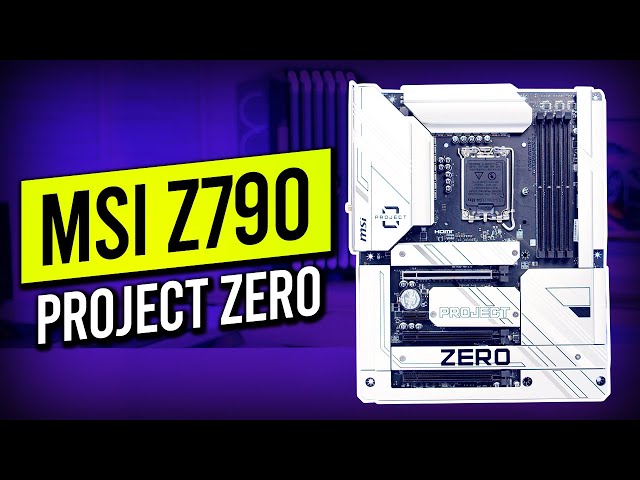 MSI Z790 Project Zero Motherboard Overview