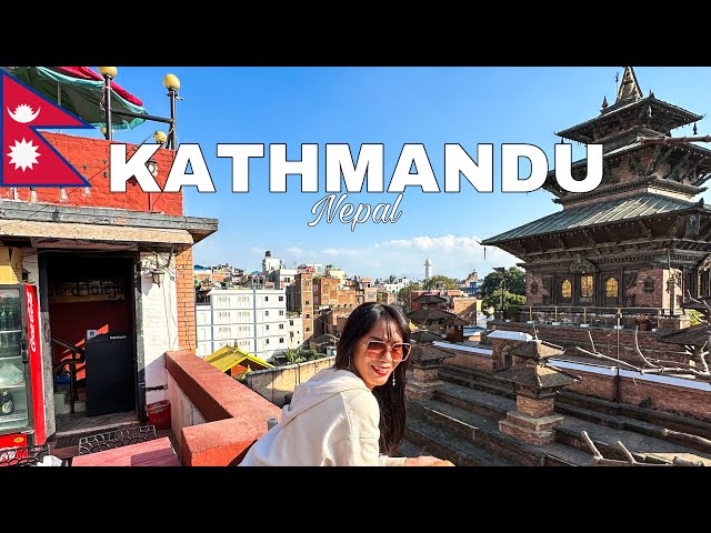 Walking around Kathmandu, Nepal Part I - 4K