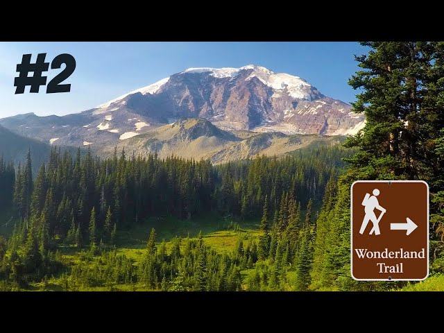 BACKPACKING THE WONDERLAND TRAIL | MOUNT RAINIER 2021 | Mystic Camp to Mowich Lake - Day 2