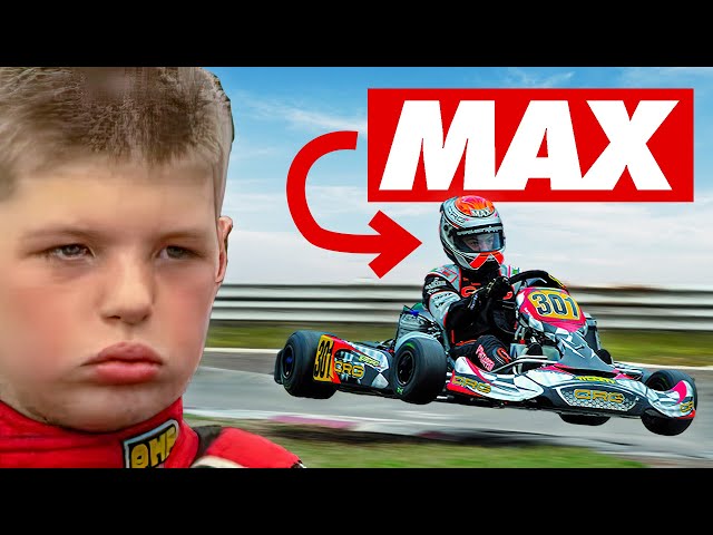 O estilo de pilotagem insano de um jovem Max Verstappen