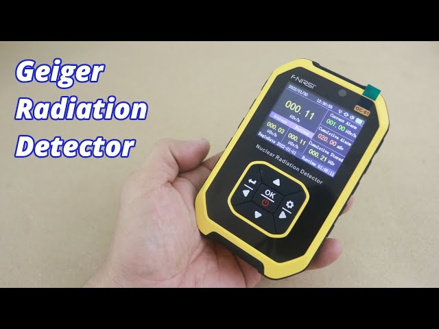 Nuclear Radiation Detector (Geiger Tube) Test.