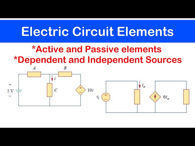 ☑️05 - Circuit Elements, Active and Passive Elements, Dependent and Independent Sources