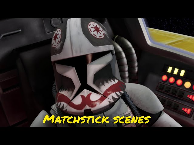 All clone trooper Matchstick scenes - The Clone Wars