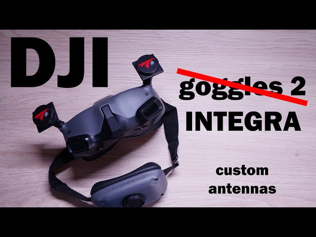 Add directional antennas to DJI integra goggles