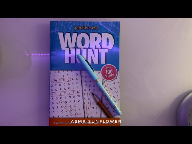 ASMR - word hunt puzzle