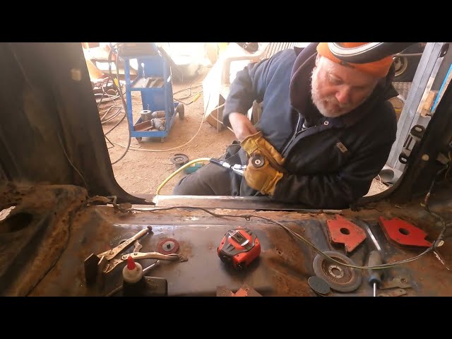 We Need A Truck...So We'll Build One.1980's Bull Nose Ford F150 Floor Repair. Off Grid Homesteading