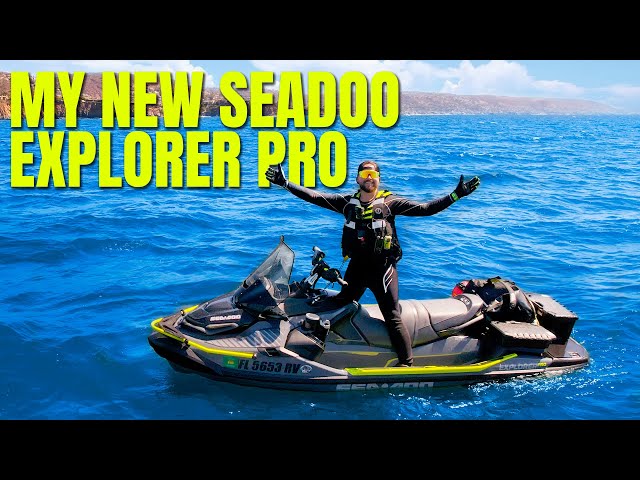 Taking Delivery Of My NEW SeaDoo Explorer Pro - 1 of 4 in the WORLD!