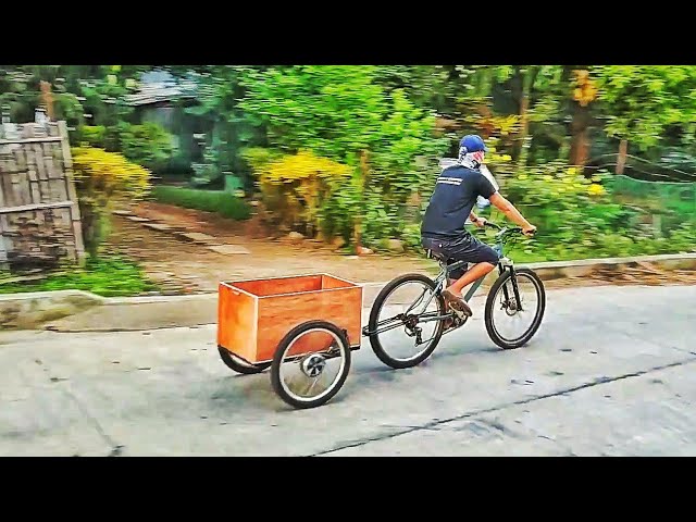 two motors electric trailer for bike