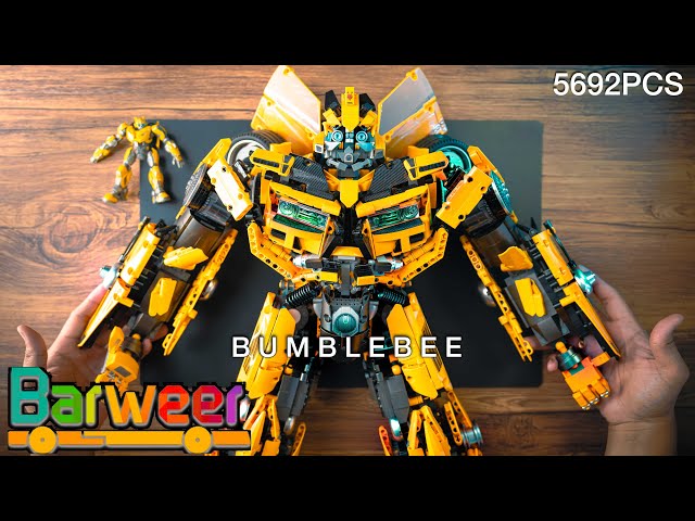 Building The Biggest Bumblebee Lego Compatible Set | Speed Build | Unofficial Lego