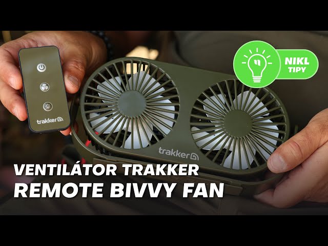 Trakker Ventilátor Remote Bivvy Fan | Ochlazení a komfort přímo v bivaku 🌀 | Karel Nikl