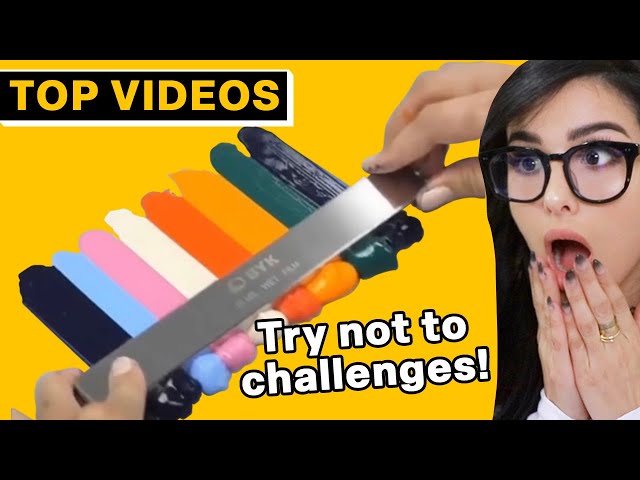 TRY NOT TO... Challenges! *MUST Watch* |  SSSniperWolf