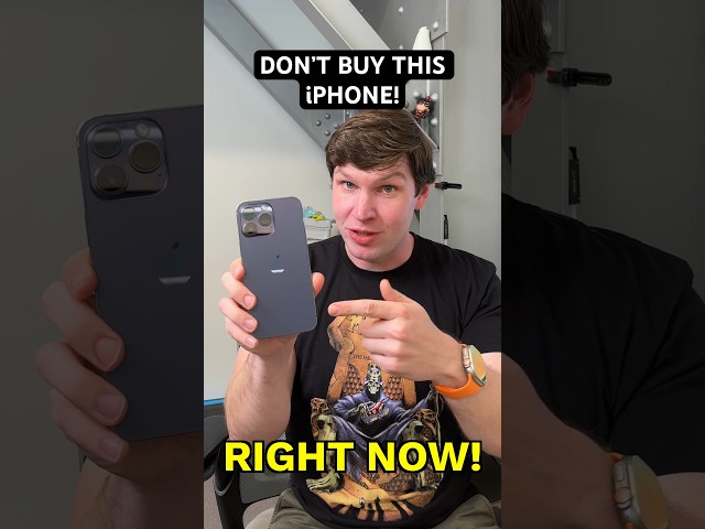 DON’T BUY AN iPHONE RIGHT NOW!