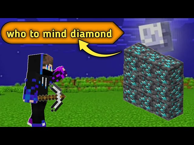 how to mind diamond ? ( easy trick ) minecraft pocket edition |